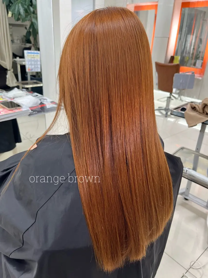 ロング カラー 下四日市 翠のヘアスタイル