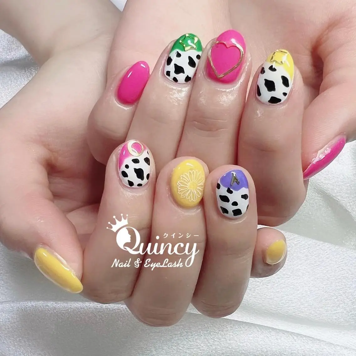 ネイル アートネイル ハンドネイル Quincy ネイル&アイラッシュのマツエク・マツパデザイン