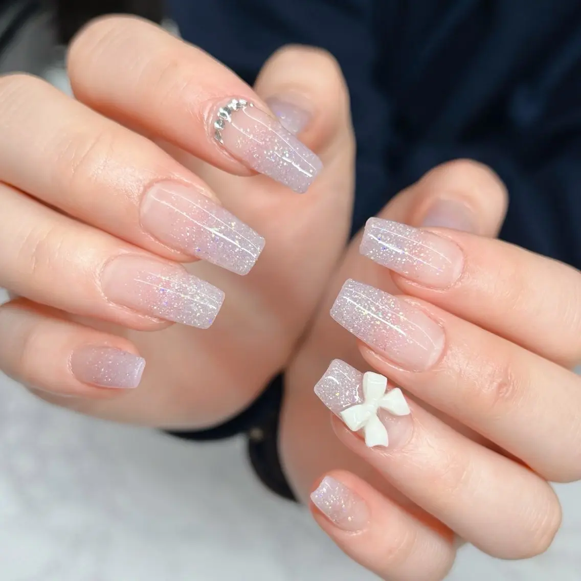 ネイル グラデーション スカルプネイル blanca🌺 mayu(東白楽)のネイルデザイン