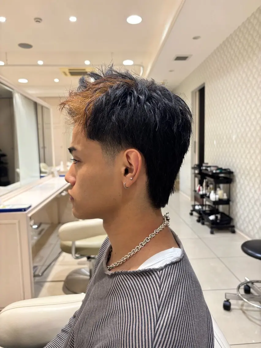メンズ フェードカット 刈り上げ カット ましゅう😎 モデル募集中✨のヘアスタイル