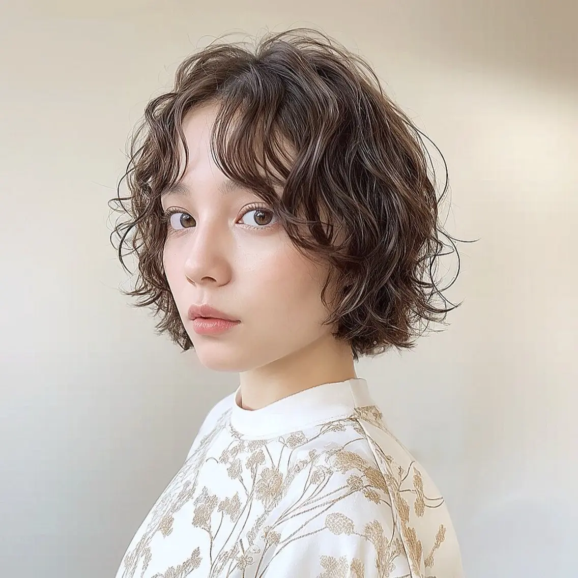 【ニュアンスヘアー☆ボリュームUP】パーマ+カットの写真