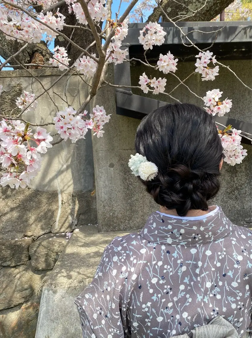 【お呼ばれ】【成人式】【卒業式】フォーマルヘアセットの写真