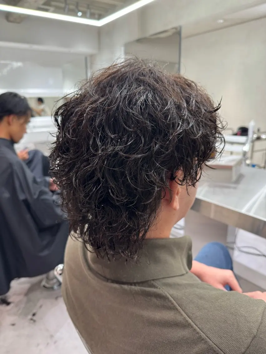 パーマ メンズ メンズパーマ ブリーチ/パーマ特化 片平和寿のヘアスタイル