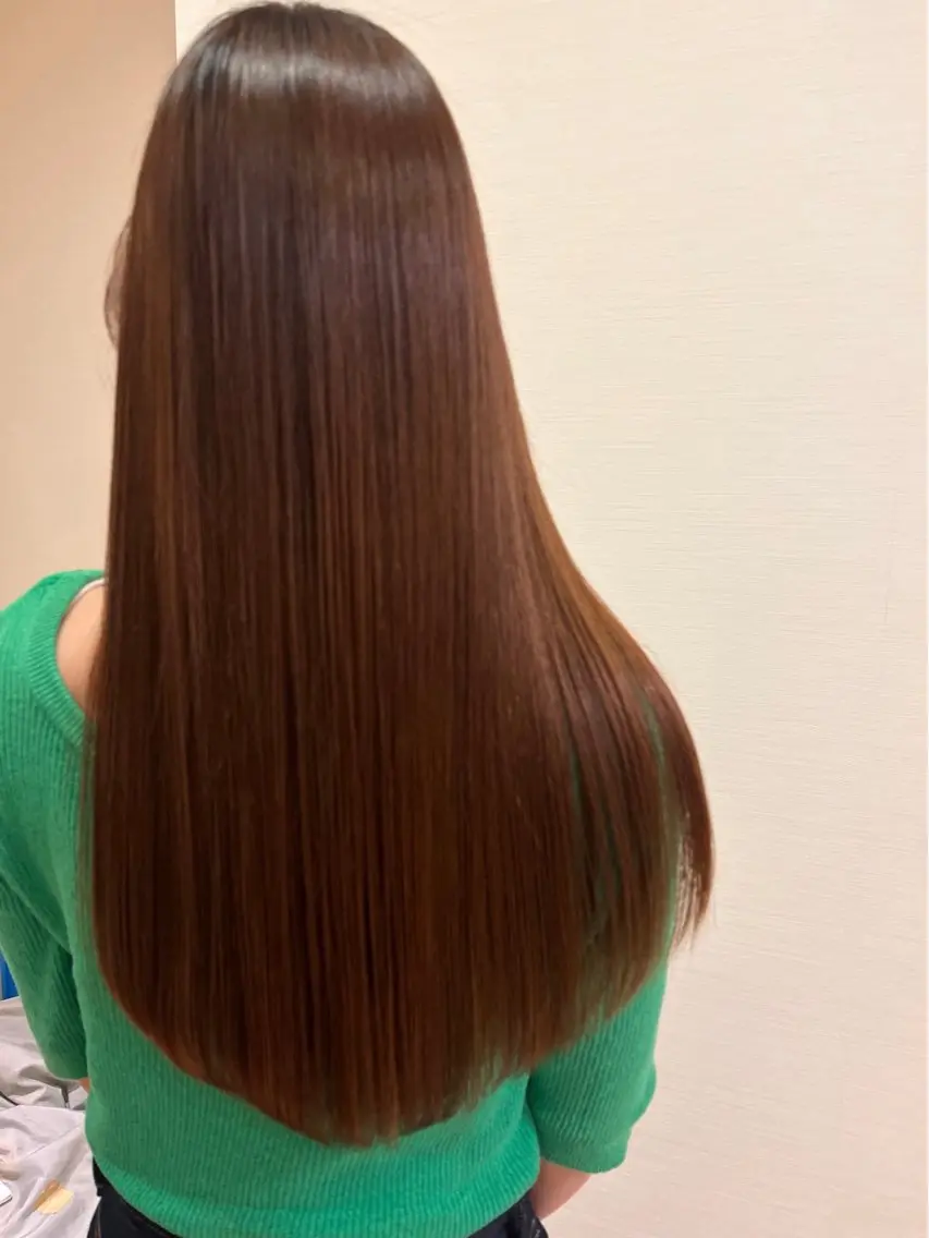 ロング 髪質改善 酸性ストレート Ha naのヘアスタイル