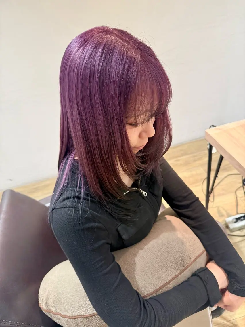 ロング 川畑 心子のヘアスタイル