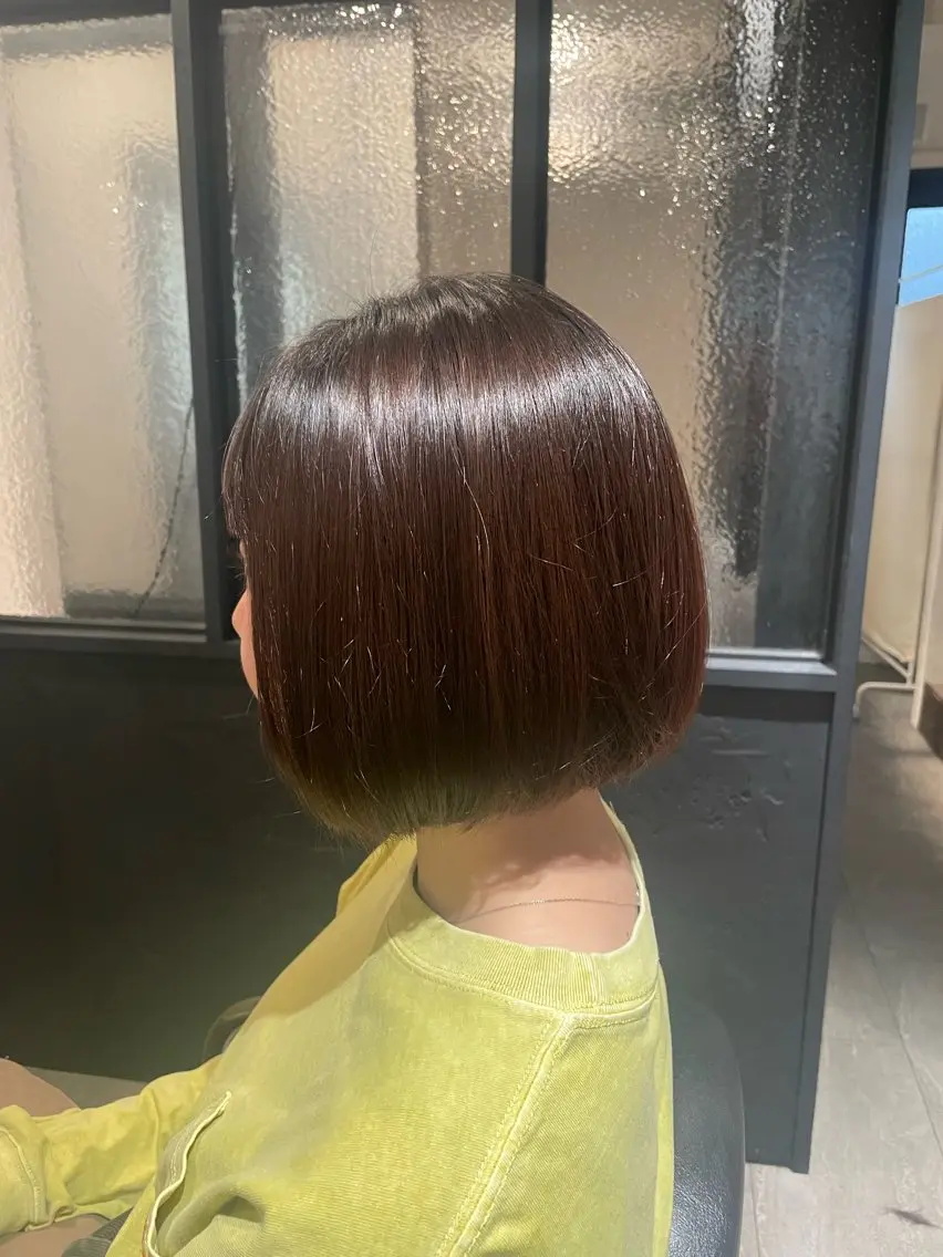 ショート ボブ 井上 飛鳥のヘアスタイル
