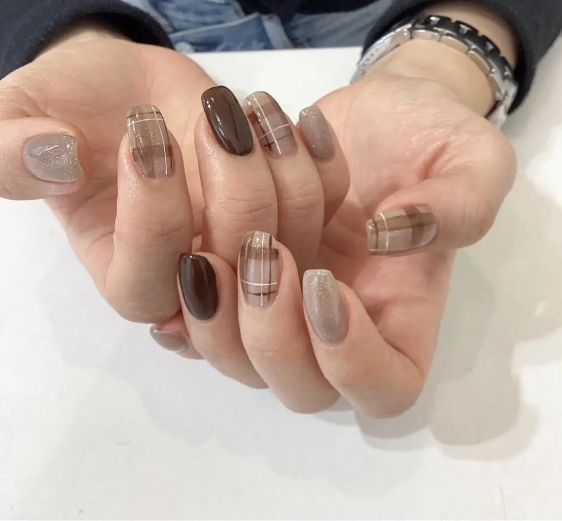 ネイル ハンドネイル 韓国ネイル 新大久保 💅Ayumiのネイルデザイン