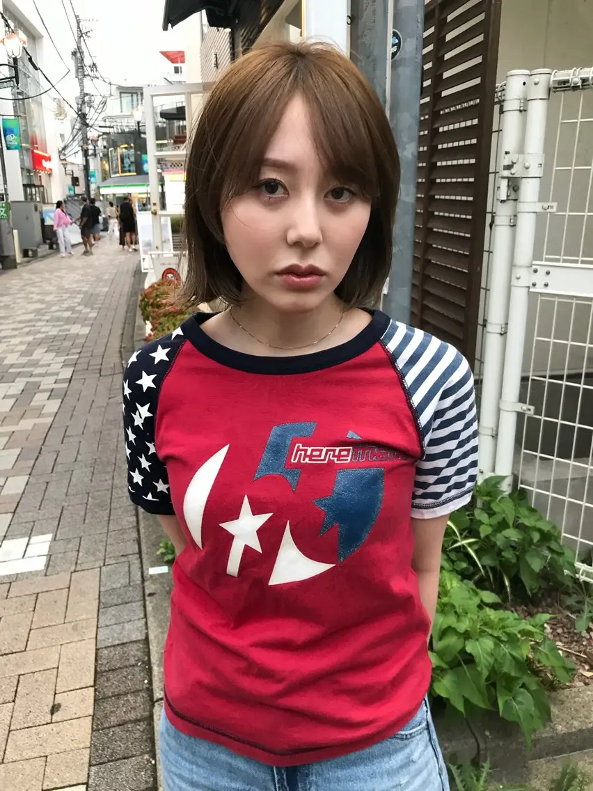 ミディアム カラー ヘアカラー トリートメント 赤み消しカラー/ ナチュラル/トモキのヘアスタイル