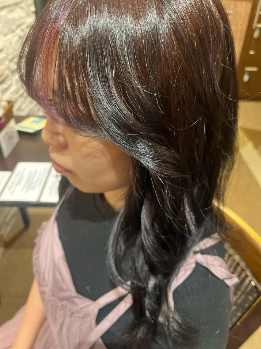 ミディアム 森安 紫恵蘭のヘアスタイル