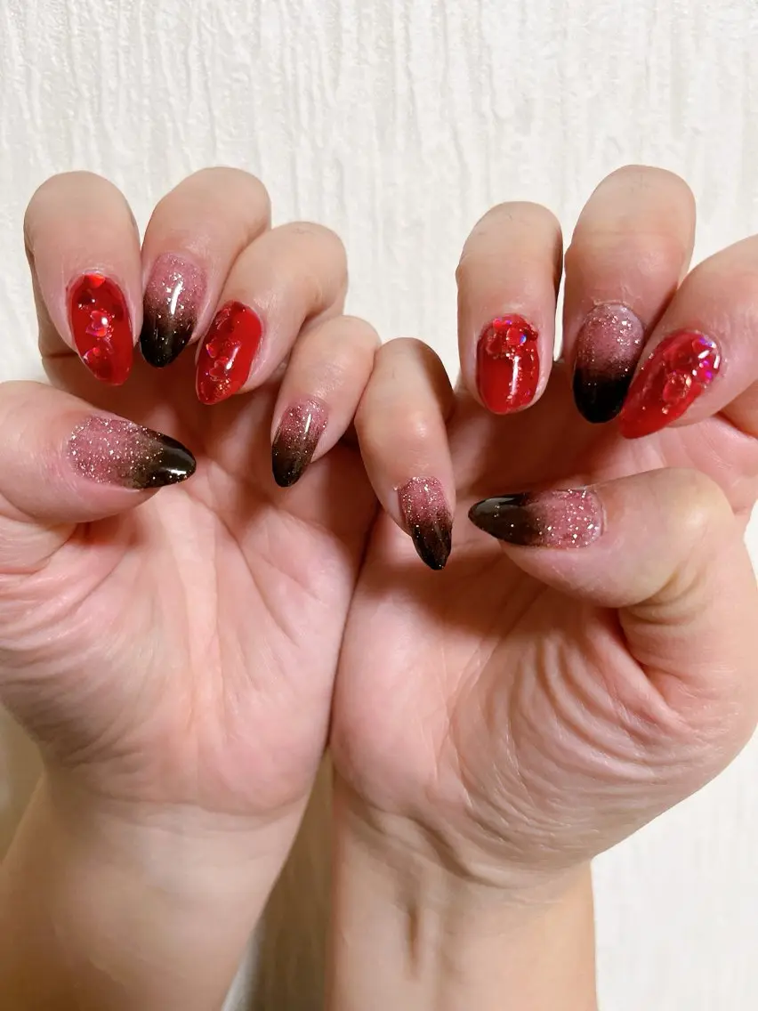 ネイル フラッシュネイル グラデーション Re: Nailのネイルデザイン