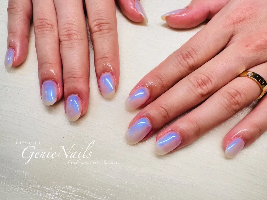 メンズ ネイル アートネイル ロングネイル メンズネイル 持ち込み 冬ネイル Genie Nailsのネイルデザイン