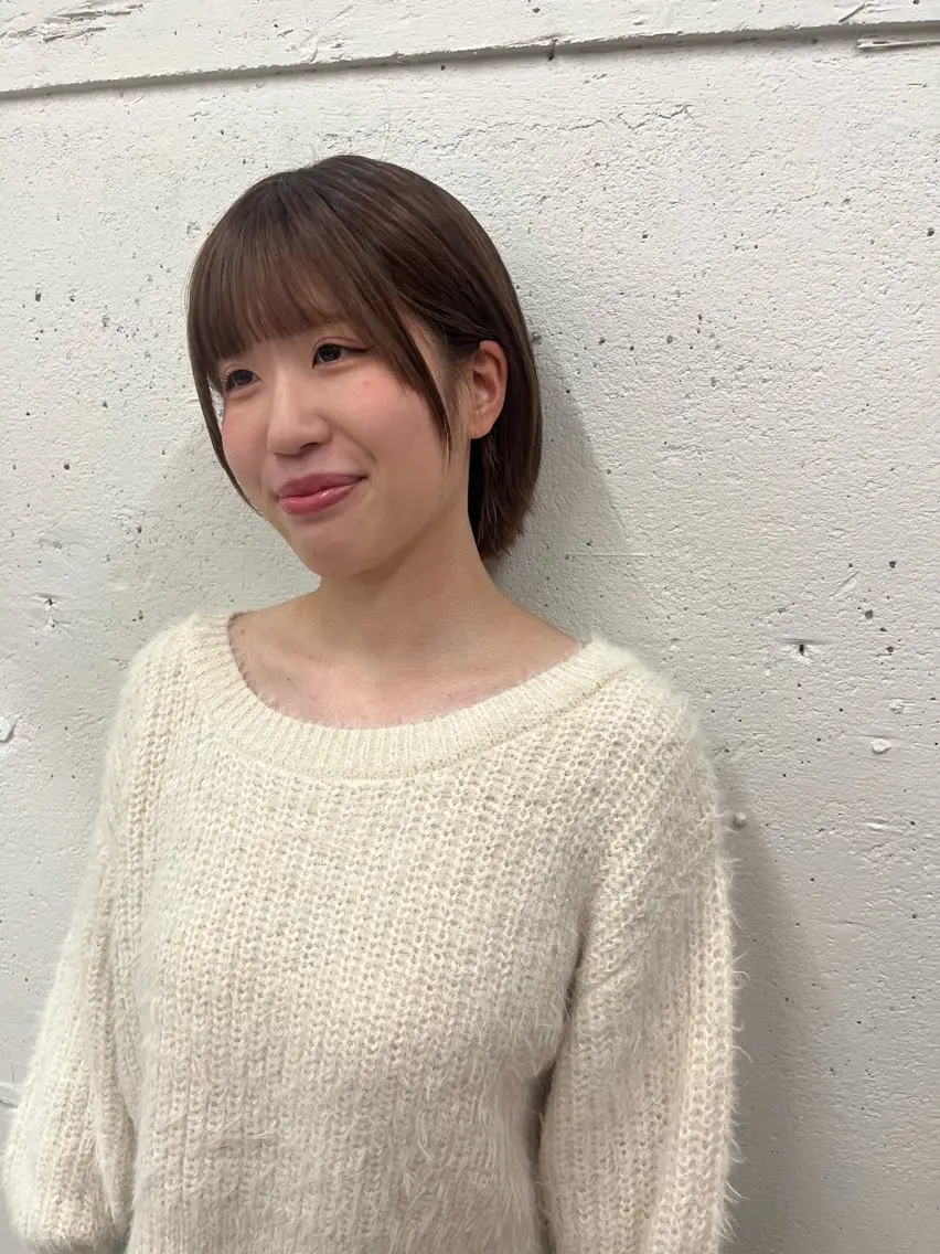 ショート ボブ 綺音/ブリーチ /似合わせカットのヘアスタイル