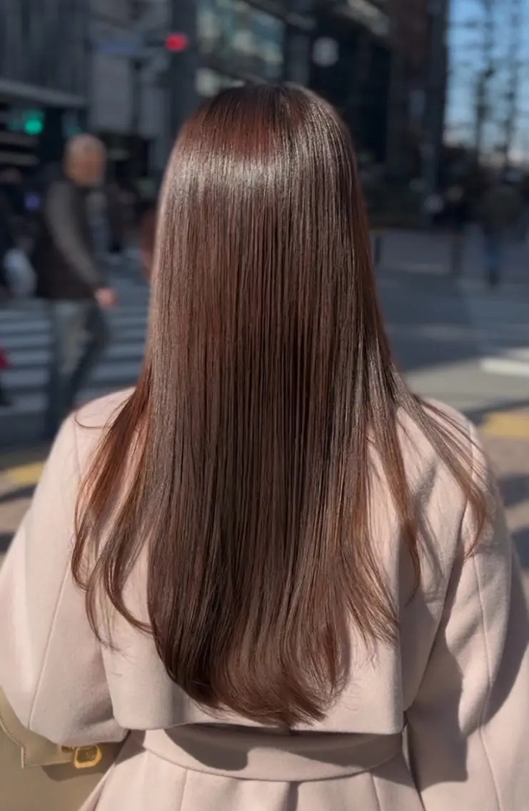 ロング カラー 髪質改善 トリートメント カット ヘアカラー トリートメント 【新宿/最強艶髪】 トレンドヘア🪽若菜のヘアスタイル