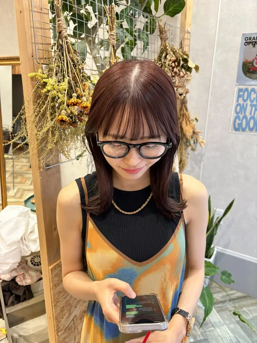 ミディアム nono 🎀のヘアスタイル