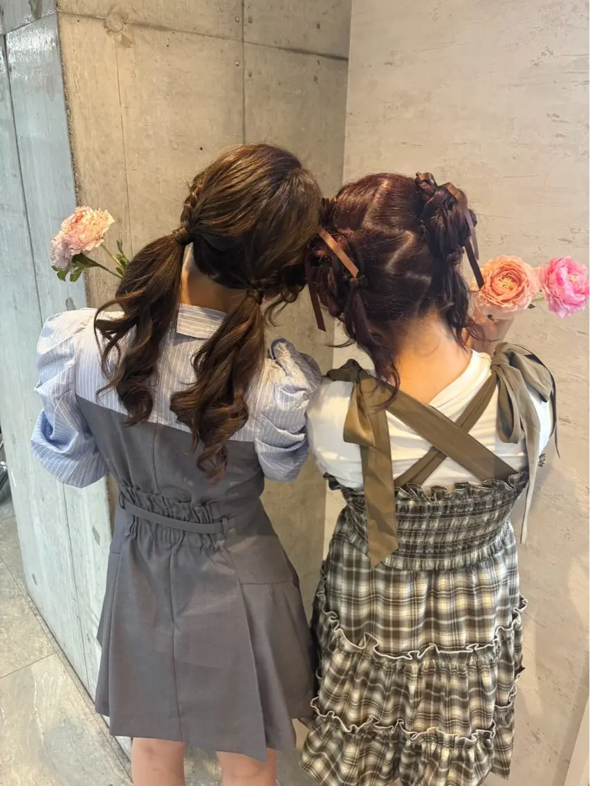 ロング ヘアアレンジ ヘアセット 美髪× ヘアセット✨Araiのヘアスタイル