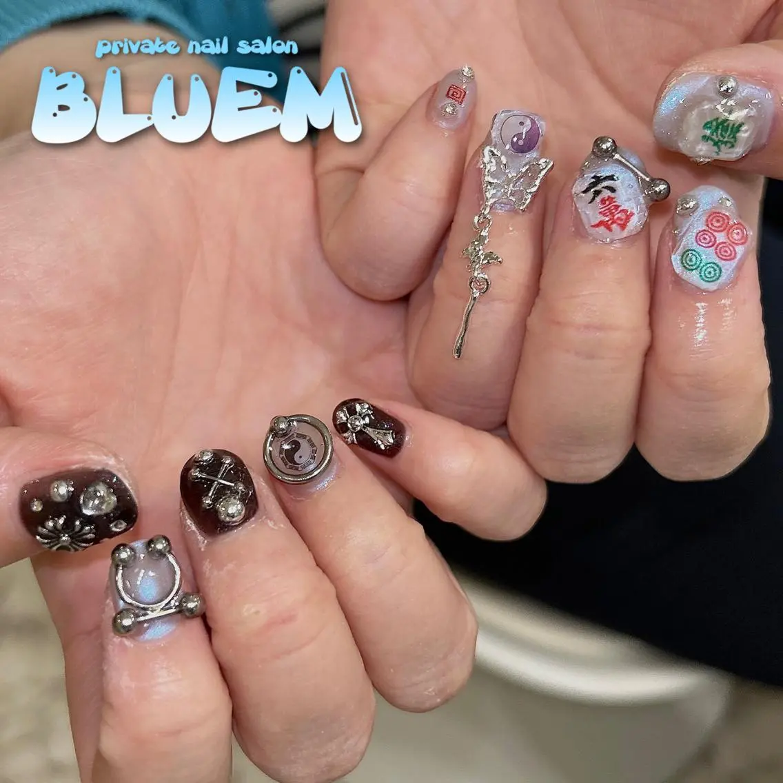 ネイル ハンドネイル BLUEM なな🐶のネイルデザイン