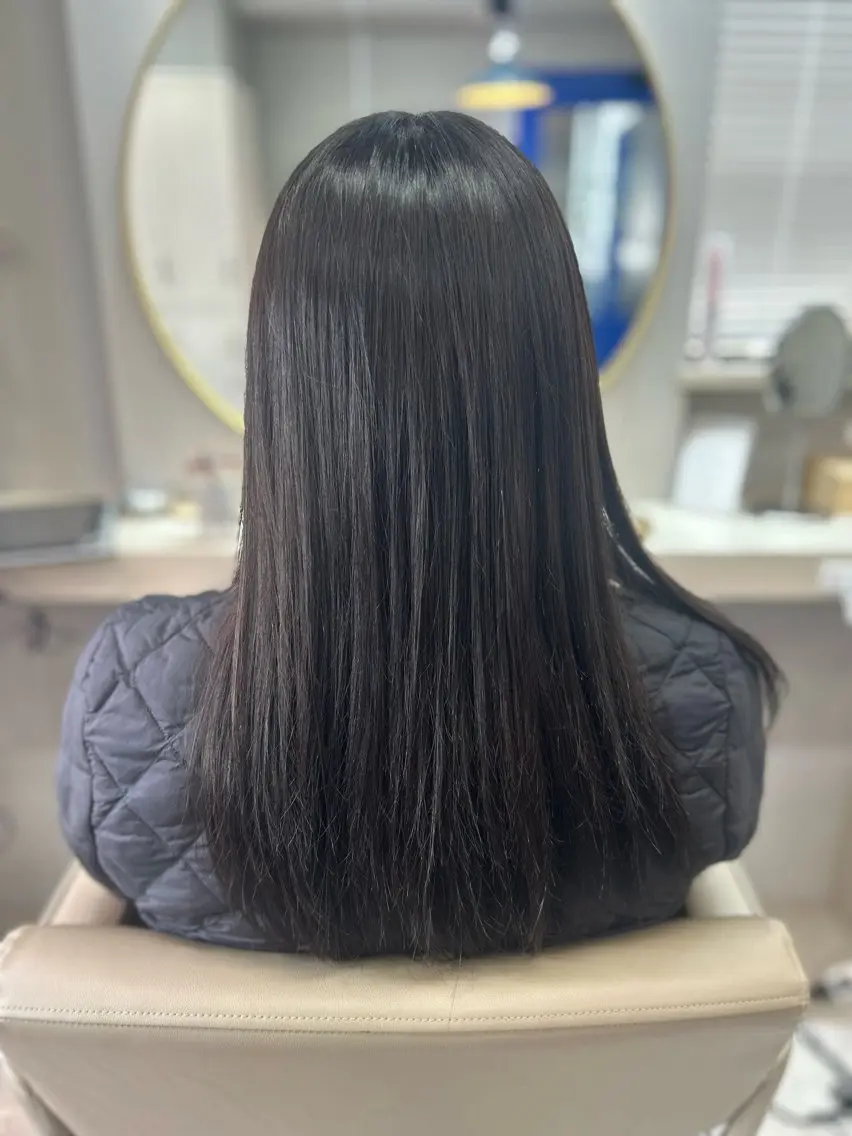 セミロング カット ヘアカラー 池田 太一のヘアスタイル