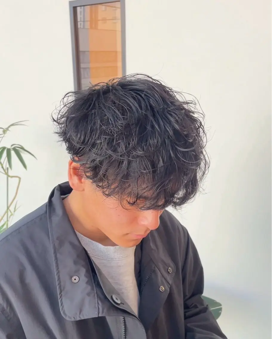 ショート メンズ メンズパーマ hair salon blossy./ちばのヘアスタイル