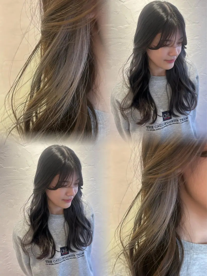 ロング ヘアカラー 髪質改善/縮毛矯正 透明感カラー/スバルのヘアスタイル