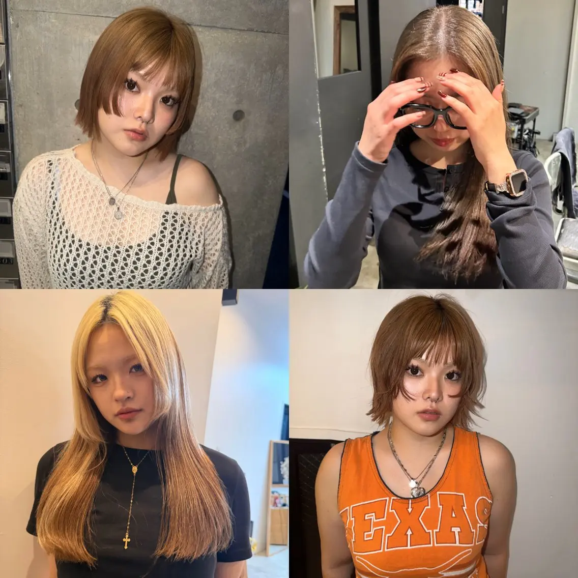 カラー ヘアカラー トリートメント かえで👗 レイヤー/ボブのヘアスタイル
