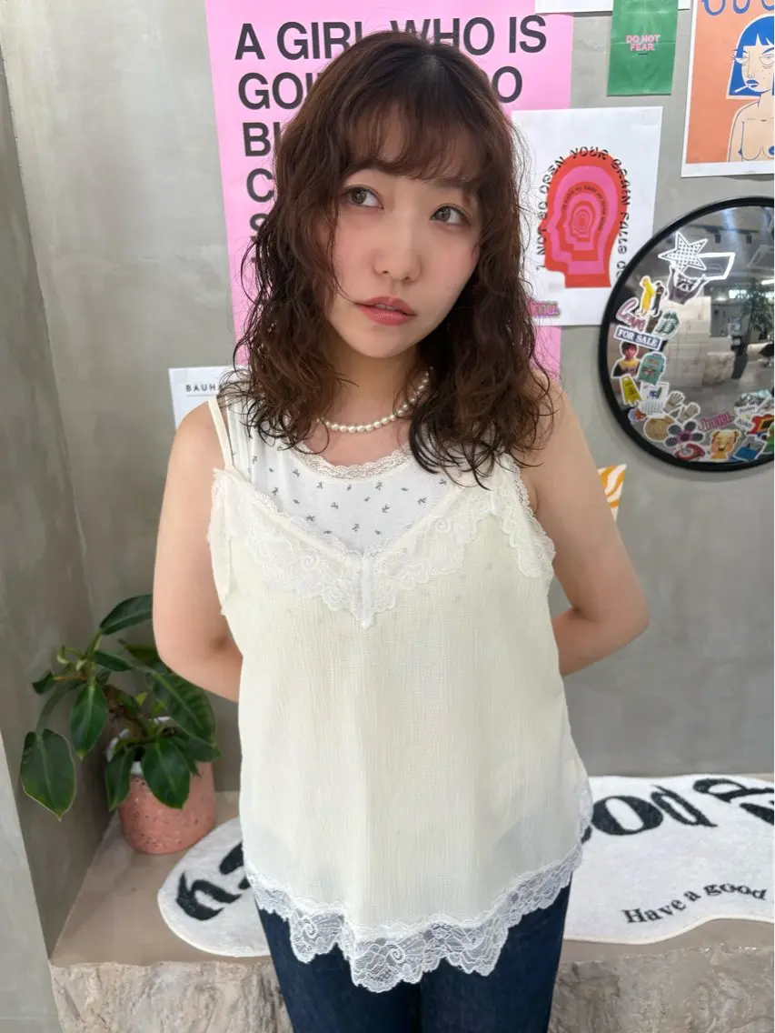 セミロング カット パーマ umu.⌇ mihiroのヘアスタイル