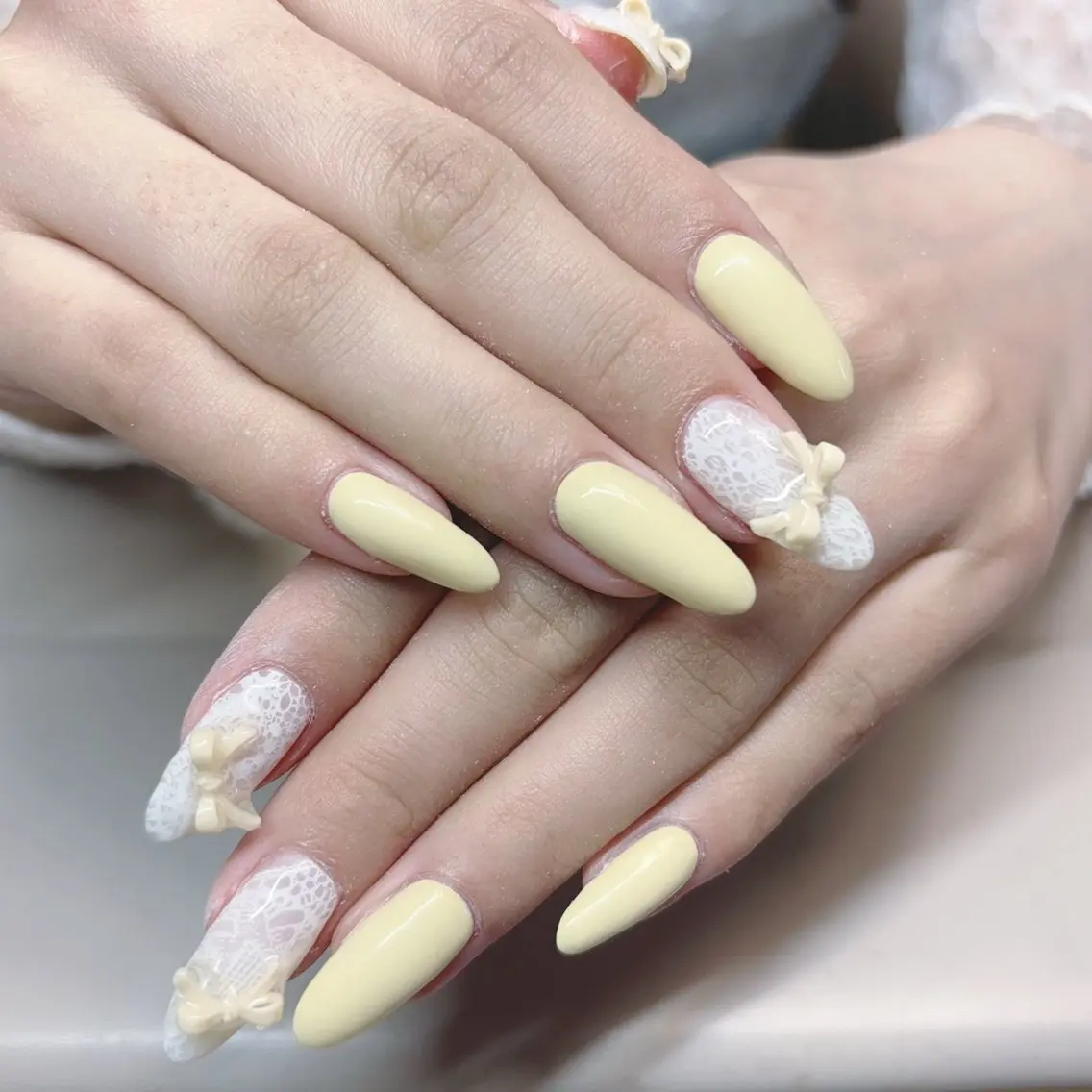 ネイル チークネイル フットネイル フレンチネイル ガーリー キラキラネイル Rika Nail salon 1のネイルデザイン