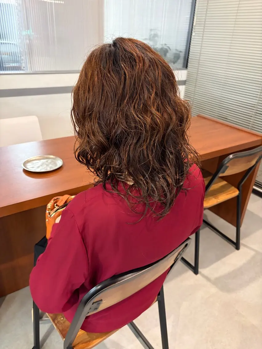 パーマ 透明感カラー🌼 沙奈のヘアスタイル