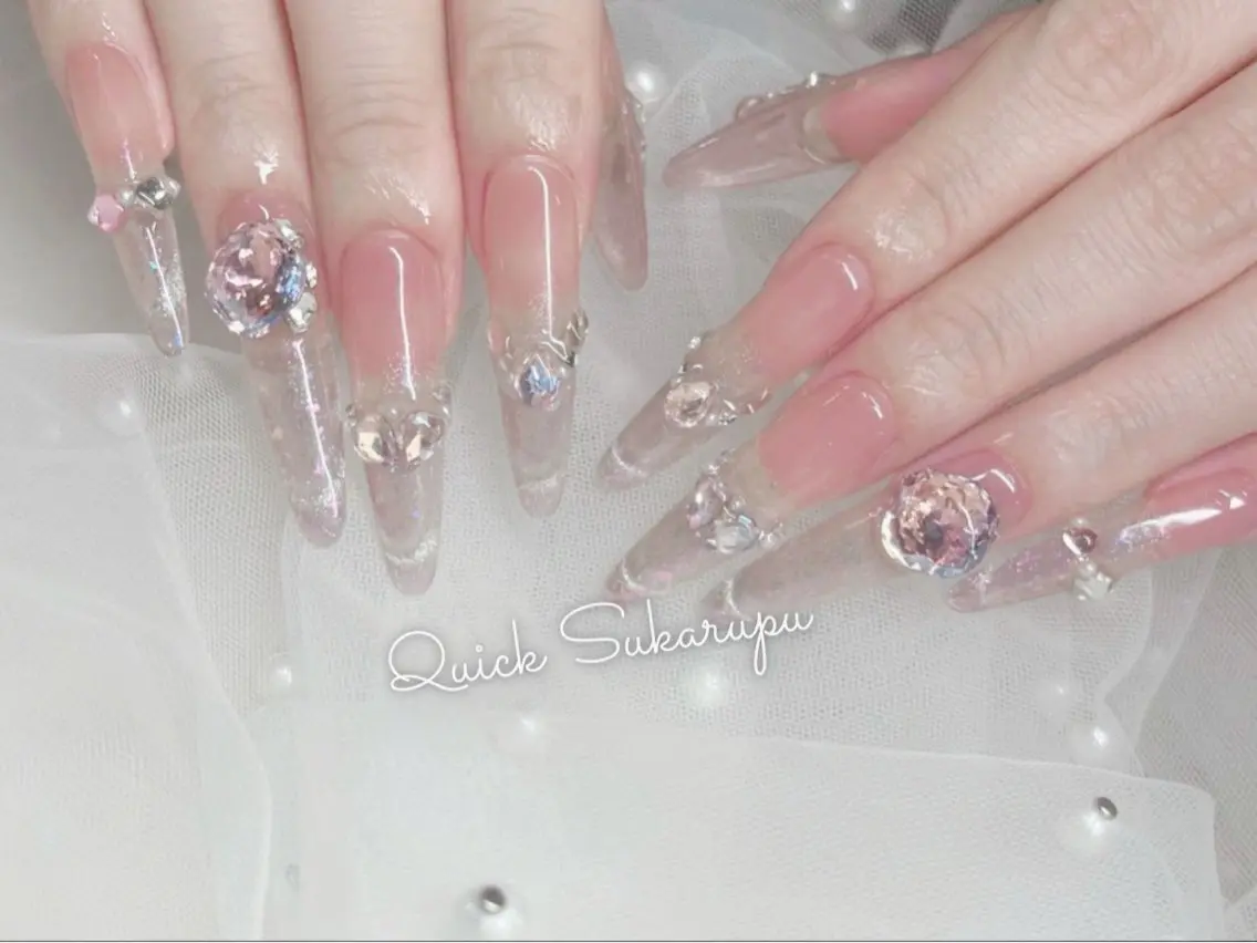 ロング Quick Sukarupuのネイルデザイン