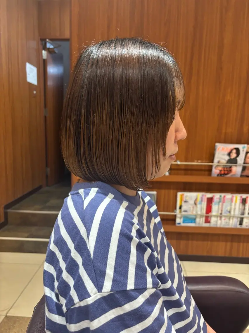 縮毛矯正+トリートメントの写真