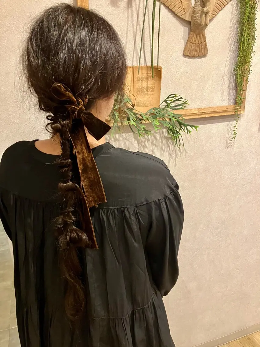 ロング ヘアアレンジ 清水 美香のヘアスタイル