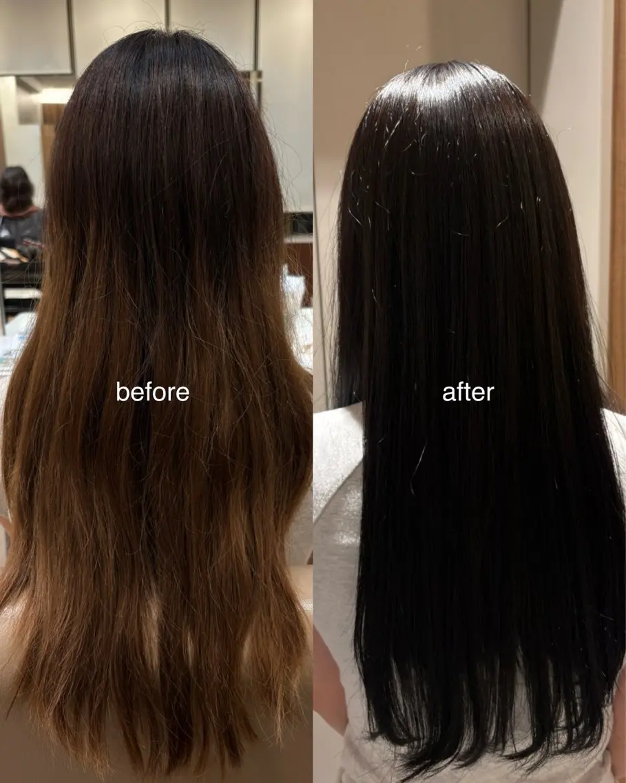 ロング カラー ヘアカラー yoshioka natsukiのヘアスタイル