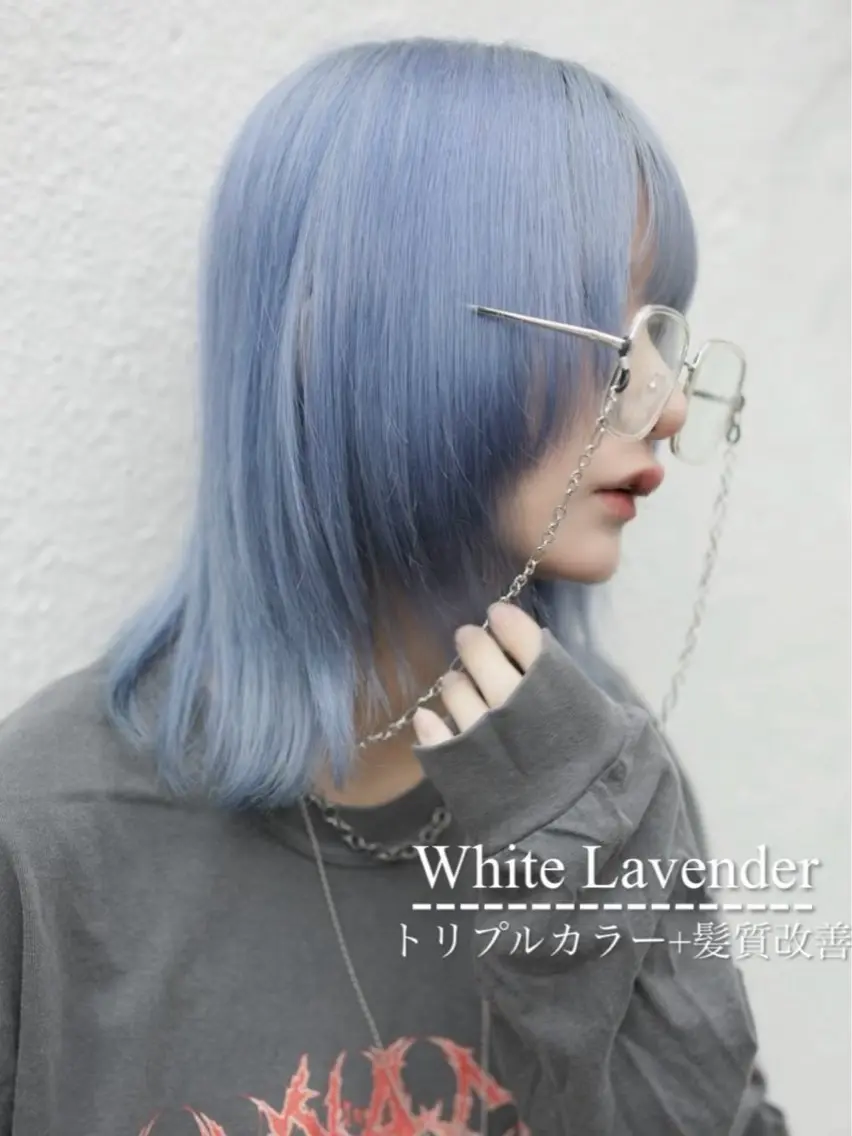 ミディアム カラー カット ヘアカラー トリートメント ヘアセット ハイトーン特化💍 chloe💍韓国のヘアスタイル