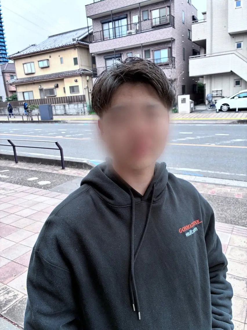 カット＋シャンプー＋顔剃りの写真