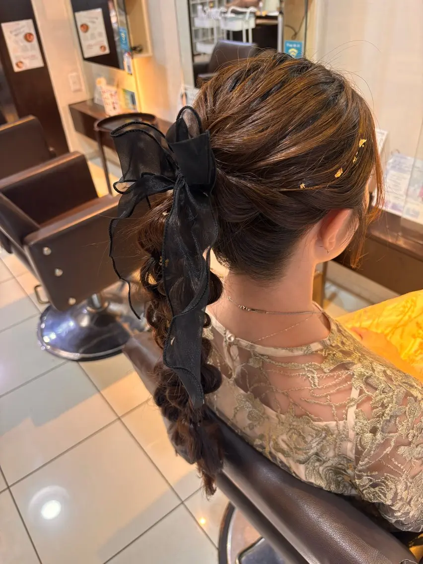 ロング ヘアアレンジ ヘア&メイク💄 TAIKIのヘアスタイル