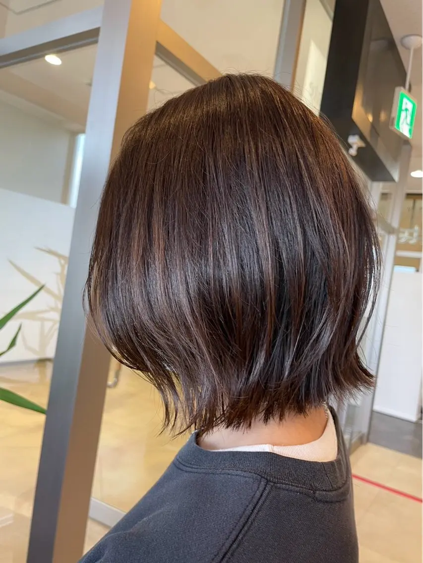 ショート カット よしおか†❤︎ 【縮毛矯正/ツヤ髪】のヘアスタイル
