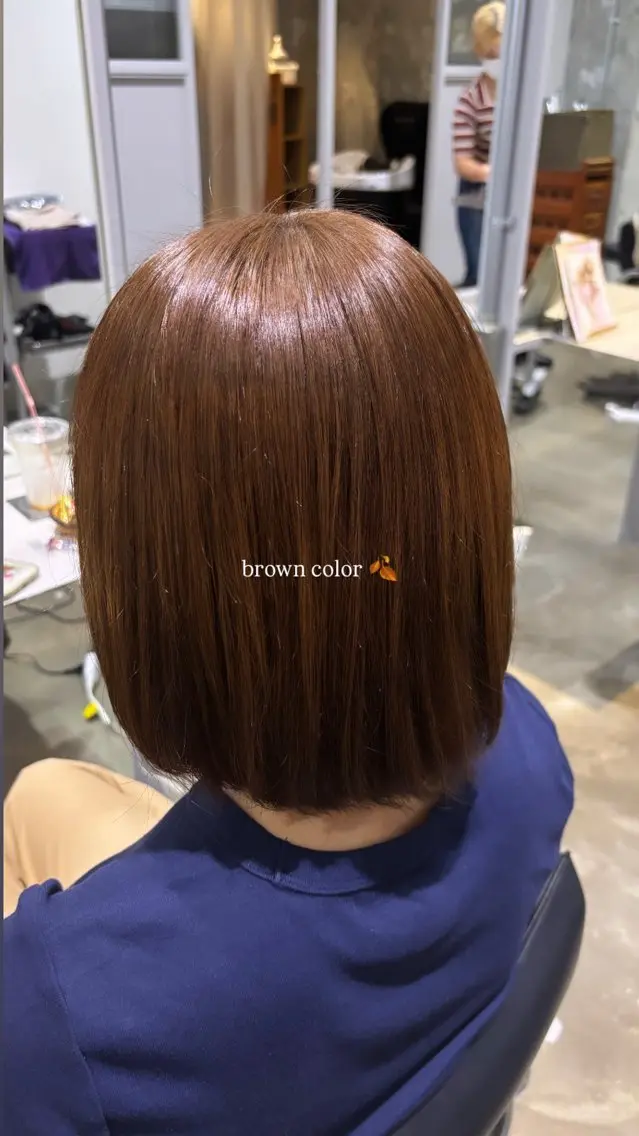 カラー ヘアカラー Helena_りお 透明感カラー/まつパのマツエク・マツパデザイン