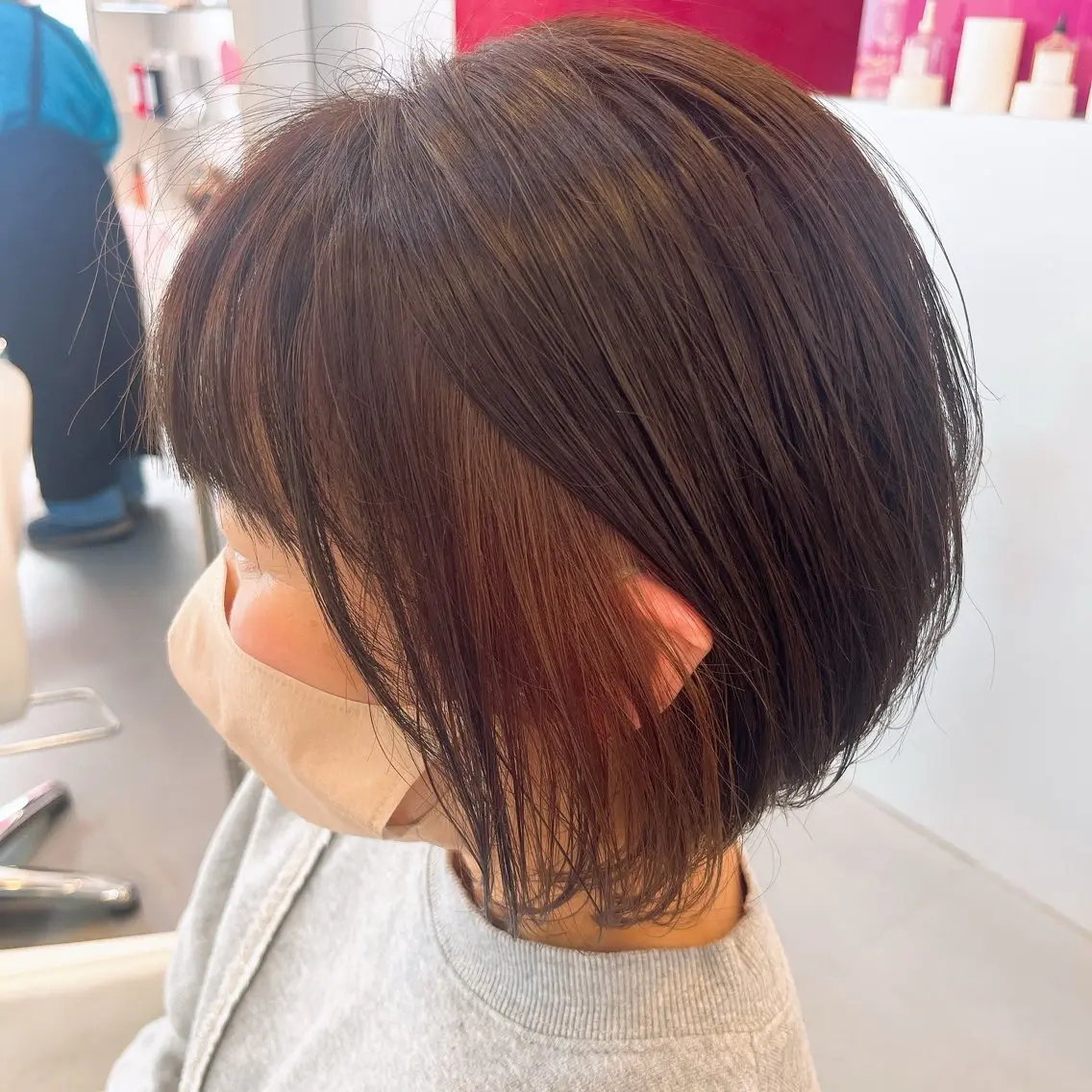 ショート カラー インナーカラー たぢ みずほのヘアスタイル