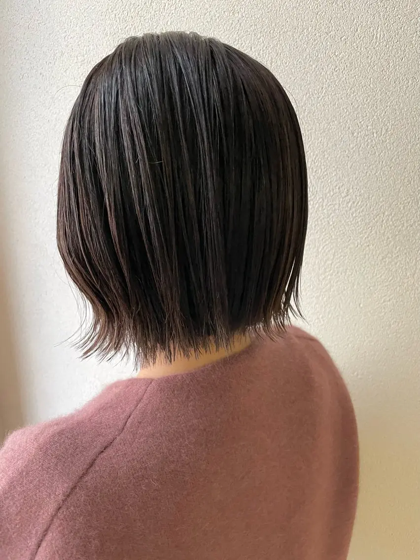 ショート ボブ 外ハネヘア 沢田 瞳のヘアスタイル
