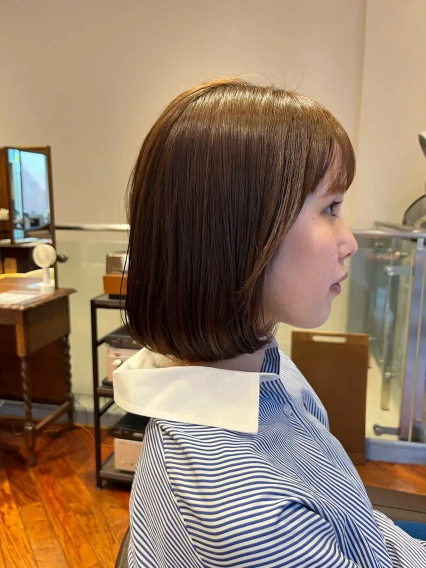 ミディアム ｼｮｰﾄｶｯﾄ 梅田 山下　すみれのヘアスタイル