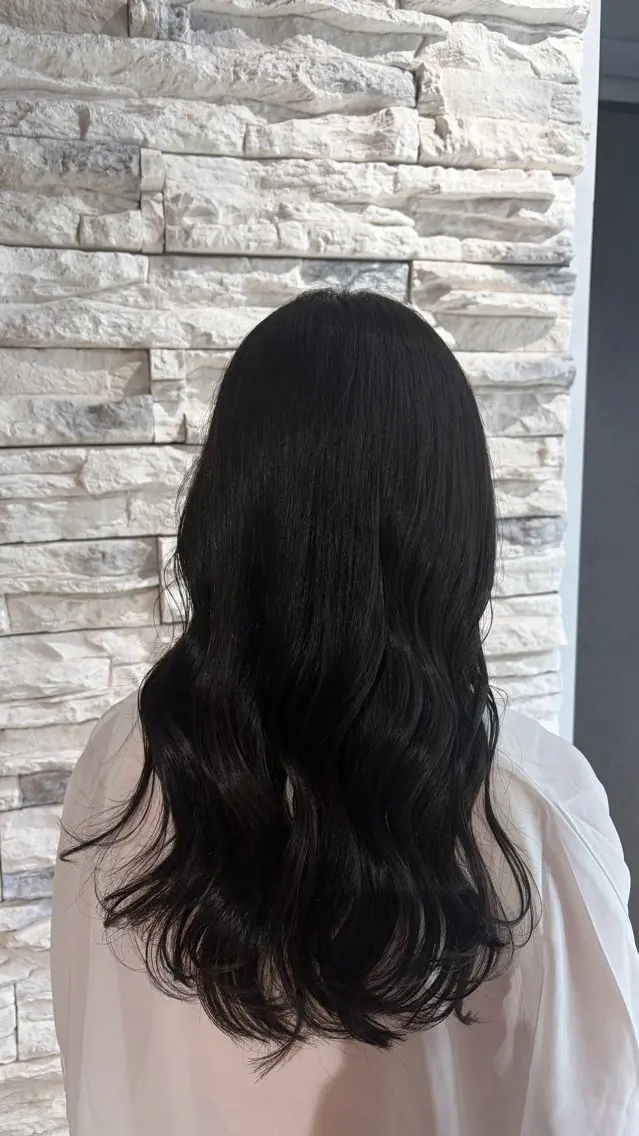 カラー 黒髪 カット ヘアカラー トリートメント MANA /名駅/透明感カラーのヘアスタイル
