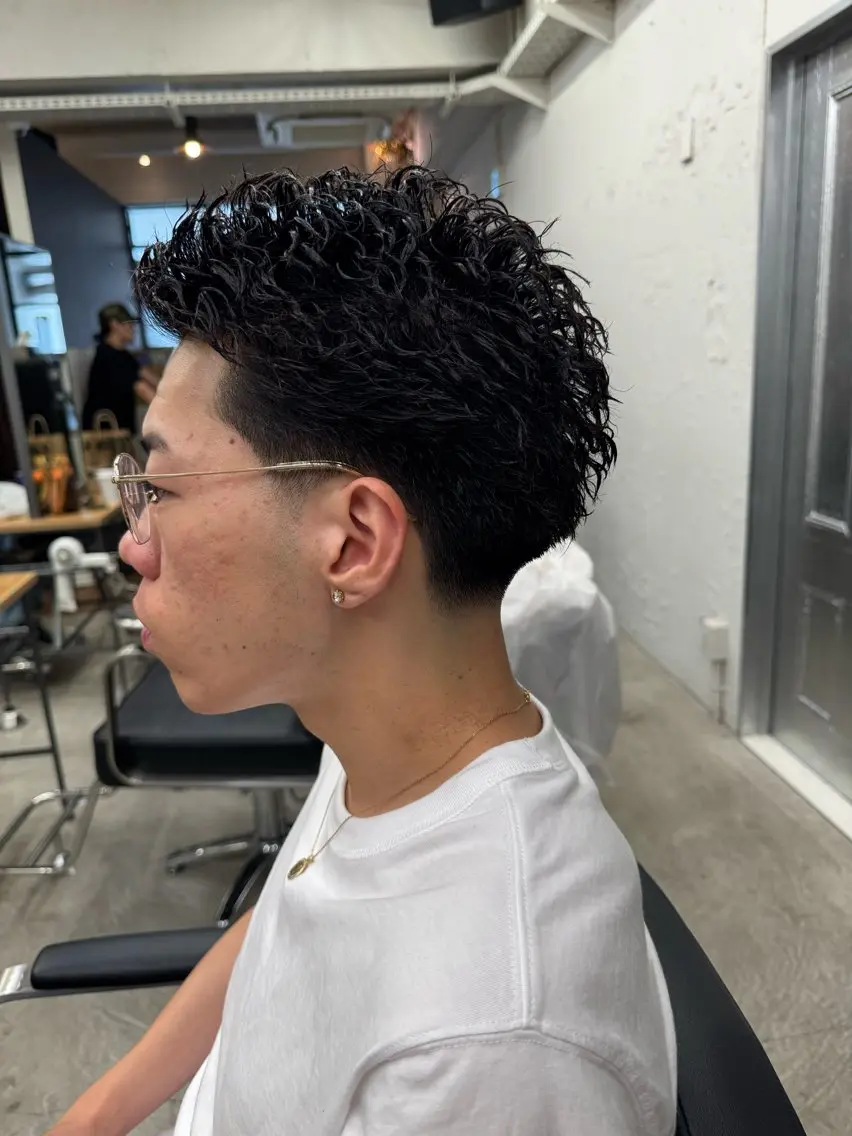 ショート メンズ メンズパーマ カット トリートメント 💈メンズ特化💈 TASUKUのヘアスタイル