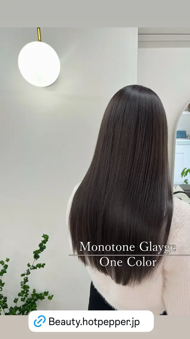 セミロング カラー ヘアアレンジ 透明感カラー グレージュ 指名1位・六三四🌻 まとまり続くレイヤーのヘアスタイル