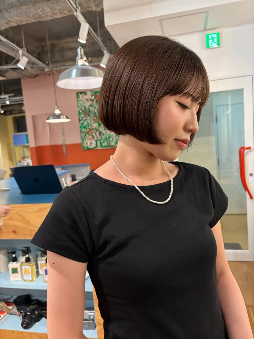 ショート カラー カット ヘアカラー トリートメント ❕マンツーマン施術❕ 🍊Moemiのヘアスタイル