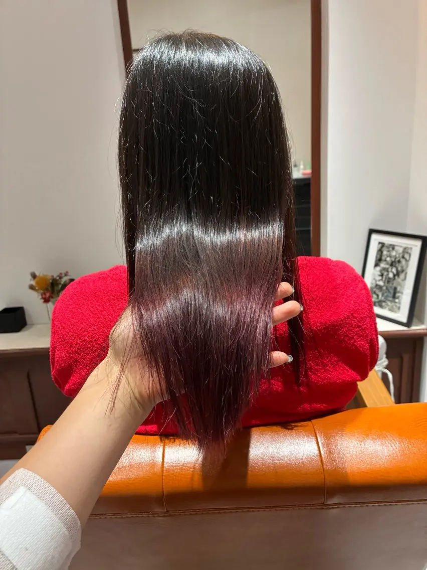 ミディアム カラー ヘアアレンジ 💟似合わせカットカ ラーMizuki🐕のヘアスタイル