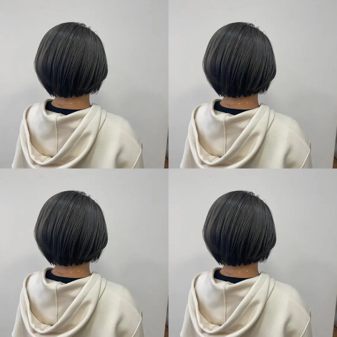 ショート カラー 河口 友里のヘアスタイル