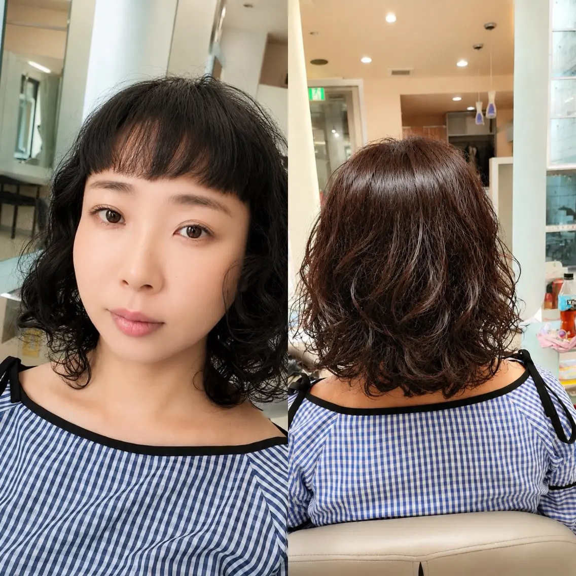 ショート ヘアアレンジ ボブ くせ毛 au美容室 栄矢場町のヘアスタイル