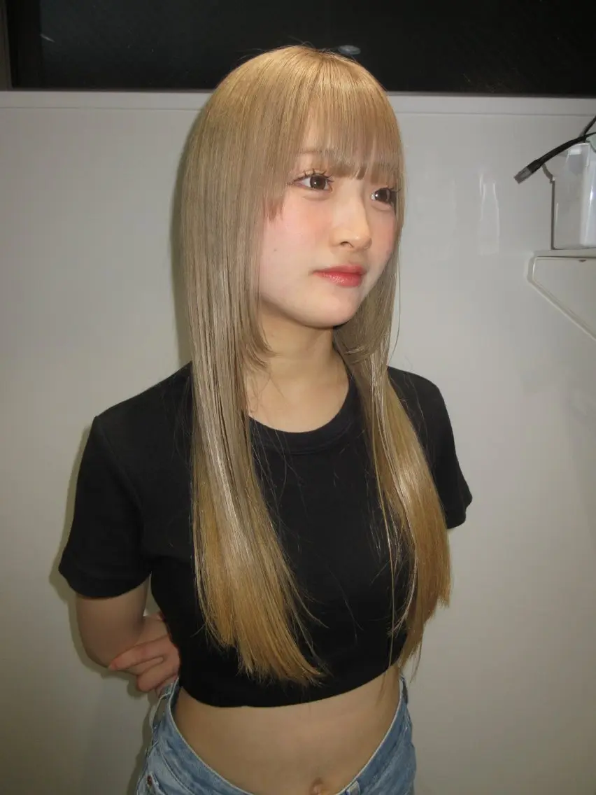 ロング カラー ヘアカラー 似合わせスタイル☁️ 堀内志茉🍀のヘアスタイル