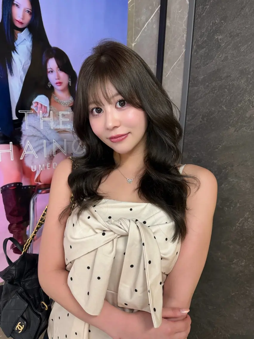 ロング ヘアカラー トリートメント caho/大阪梅田 韓国ヘア♡のヘアスタイル