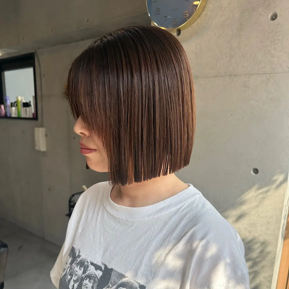 ショート ボブ 縮毛矯正 Blume Rinのヘアスタイル