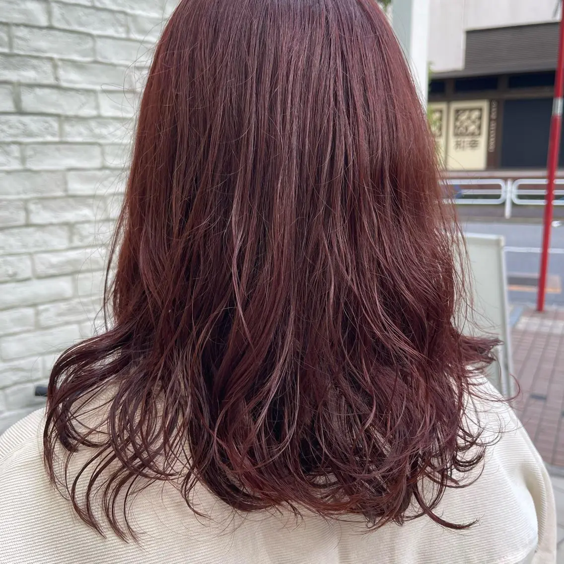 ミディアム カラー カット ヘアカラー Ash浦安店 富谷 日菜乃のヘアスタイル